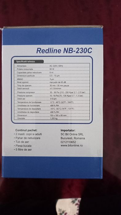 Aparat aerosoli REDLINE NB_230C
