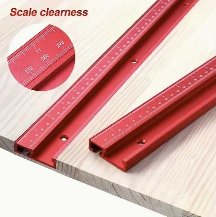 Sina ghidaj tip T 45 cu rigla banc de lucru frezat sau circular