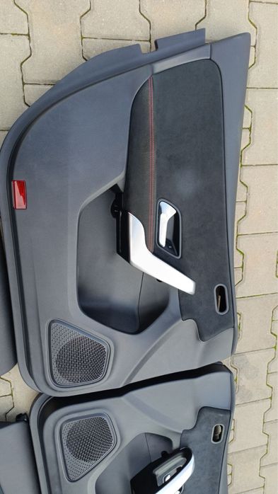 Спортен полу кожен салон”алкантара”за мерцедес а класа/mercedes A klas