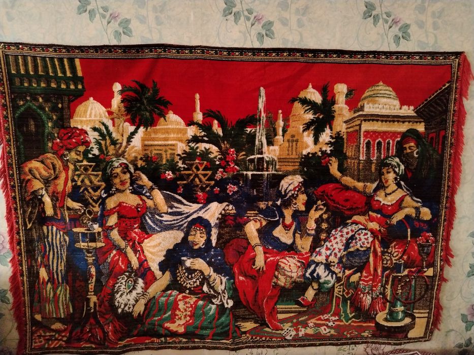 Винтажный плюшевый ковер «Гарем», оригинал 1950-60-х гг.
Описан
Винтаж