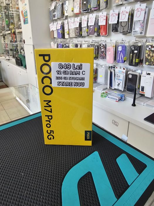 Poco M7 Pro 5G, 12/256 GB, Sigilat, Garanție