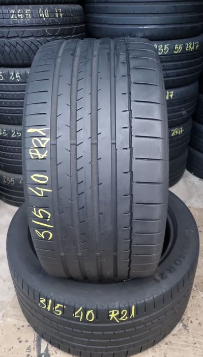 2 Anvelope Vară Continental 315 40 R21  Stare Impecabilă