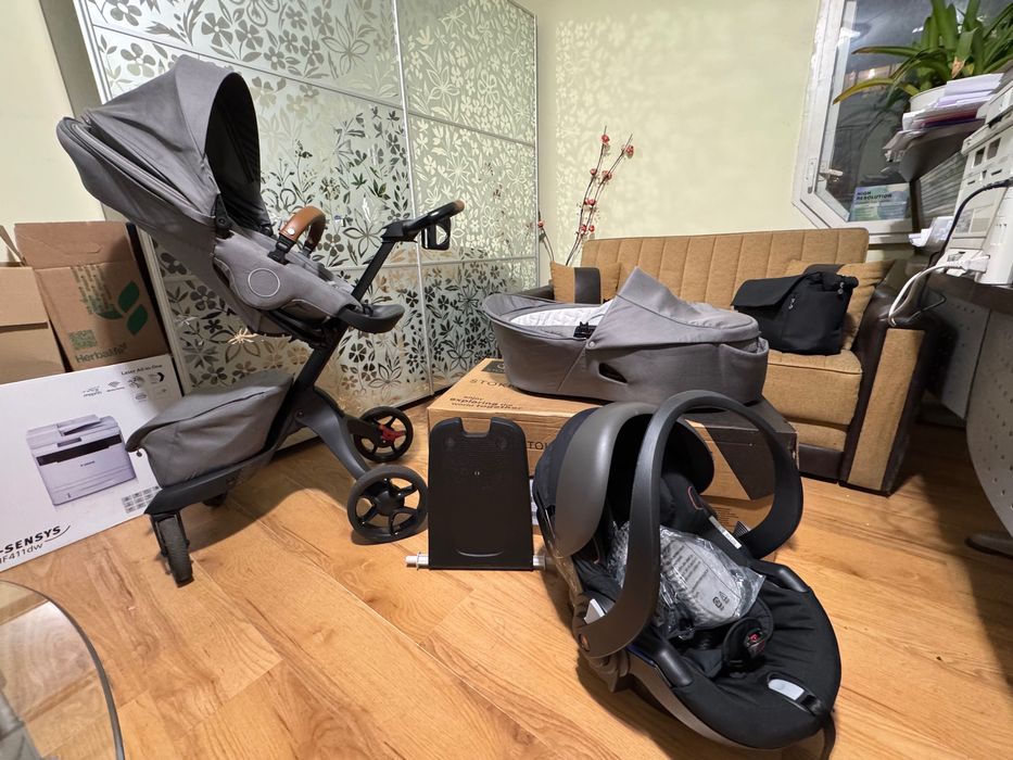 Stokke® Xplory® X пълен комплект  + кош за кола Be safe