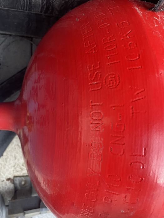 Metan gaz balon komplekt 100L idyal orginal