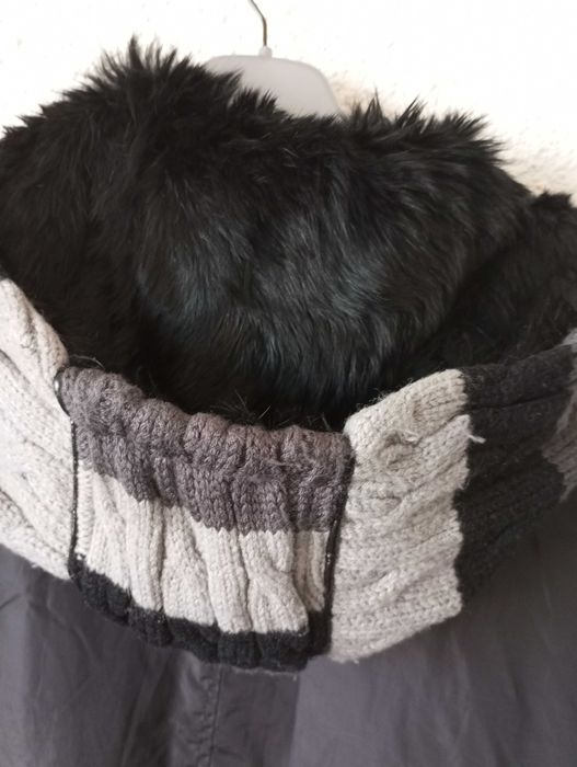 Дамско яке с естествена яка М/L