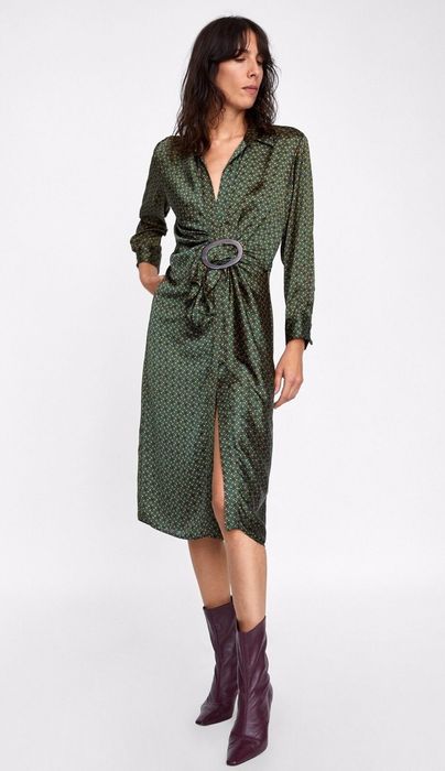 ZARA рокля сатенирана материя р-р С