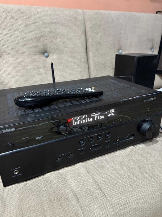 Statie AV Receiver 5.1 Yamaha RX-V481D – MusicCast, Wi-Fi, Bluetooth, 4K, DAB+