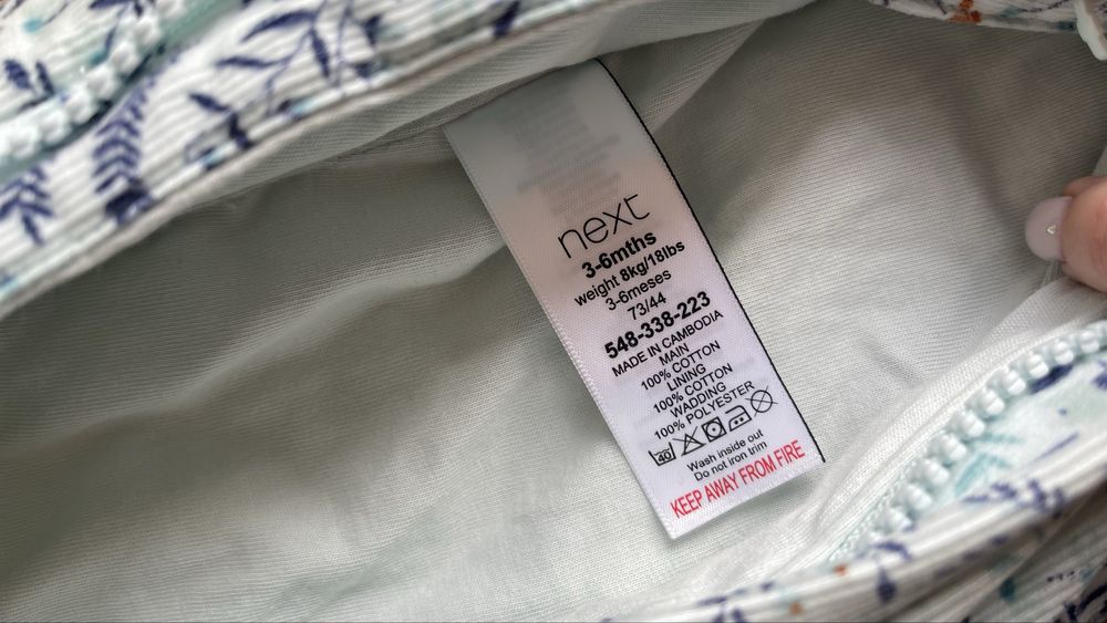 Combinezon next 3-6 luni purtat o singura data