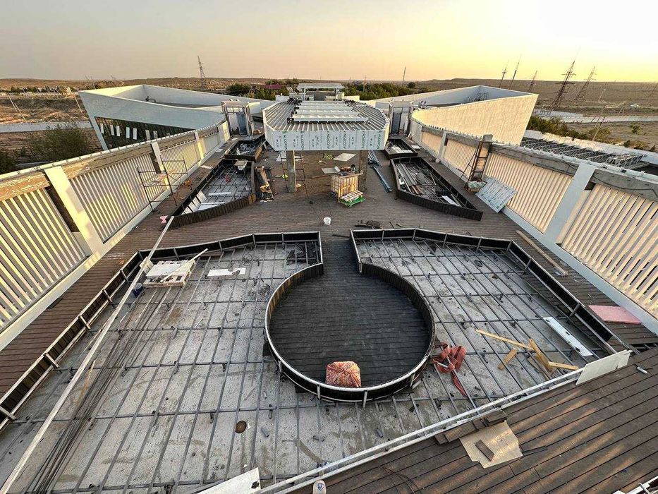 Строительство бассейна под ключ / укладка кафеля майолики мозаики