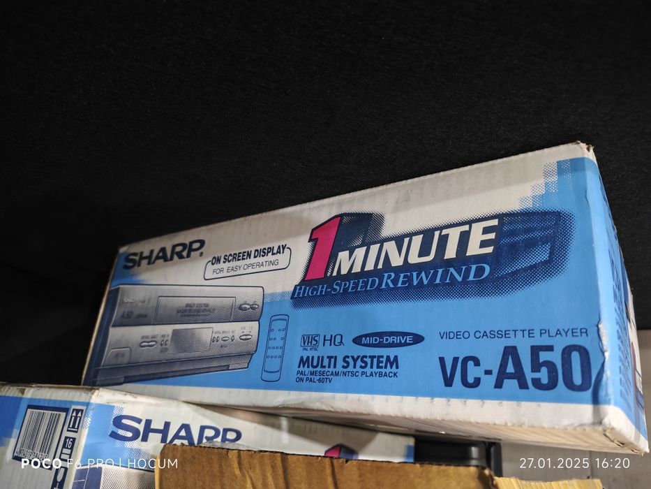 Видеомагнитофон Sharp vc-a50. Новые