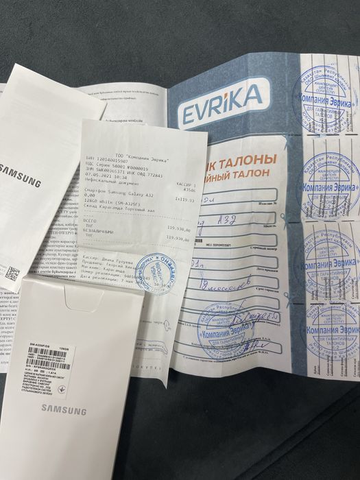 Самсунг А 52 с коробкой 128гб