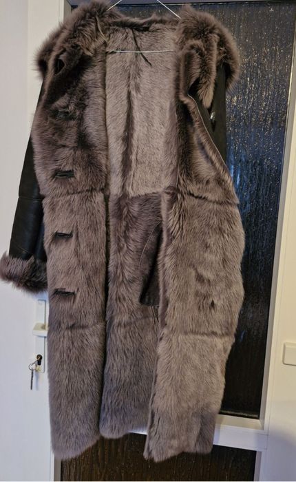 Palton din blana naturala L