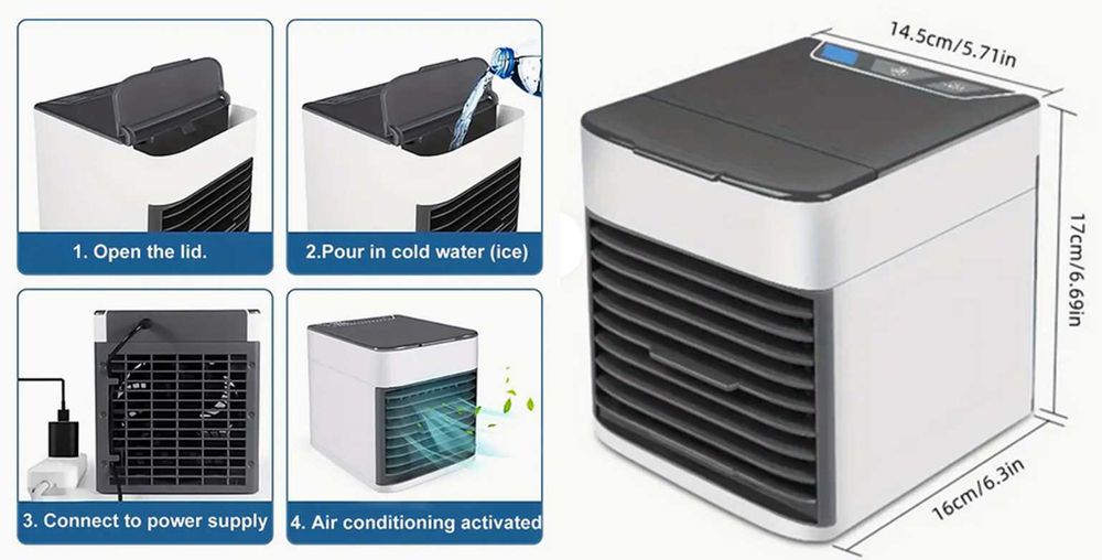 Aeroterma cu apa 3-in-1 umidificare, purificarea si racire aer. Noua!