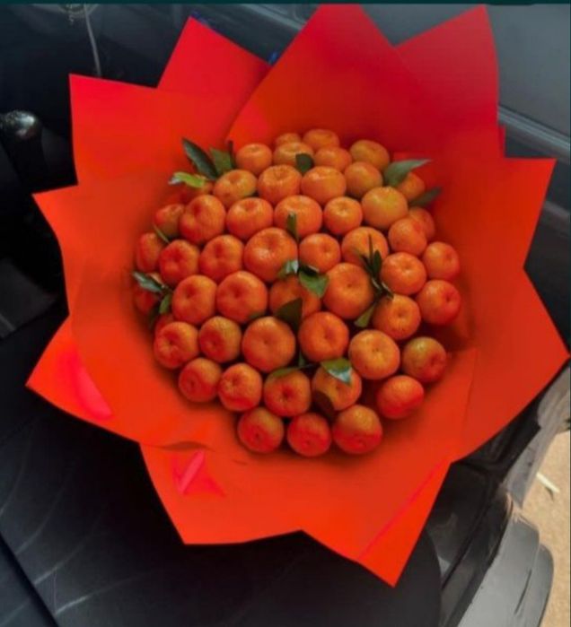 Mandarin buket Buket gul kapalak babochka