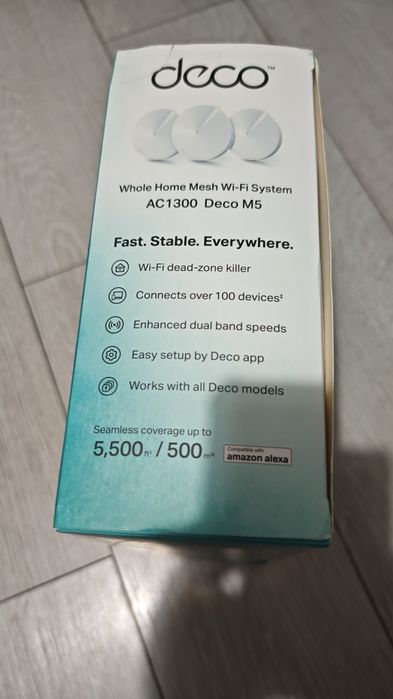 Wi-Fi Mesh TP-Link Deco M5 (3-pack) AC1300 Gigabit