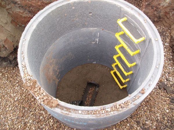 Канализация, септик, до ключа, траншей