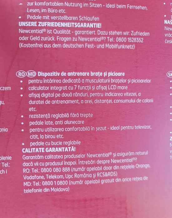 Dispozitiv antrenament brate si picioare