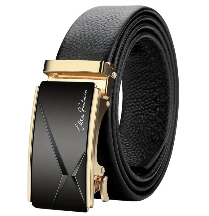 Мъжки елегантни колани с автоматична катарама/Естест. кожа -9%Промоция