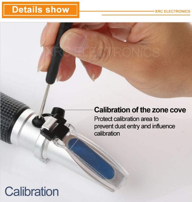 Рефрактометър за антифриз,adblue, течност за чистачки, електролит акум