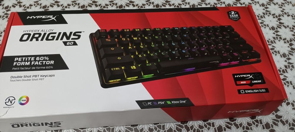 Клавиатура hyperx alloy origins 60