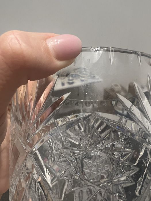 Vaza din cristal masiv superba