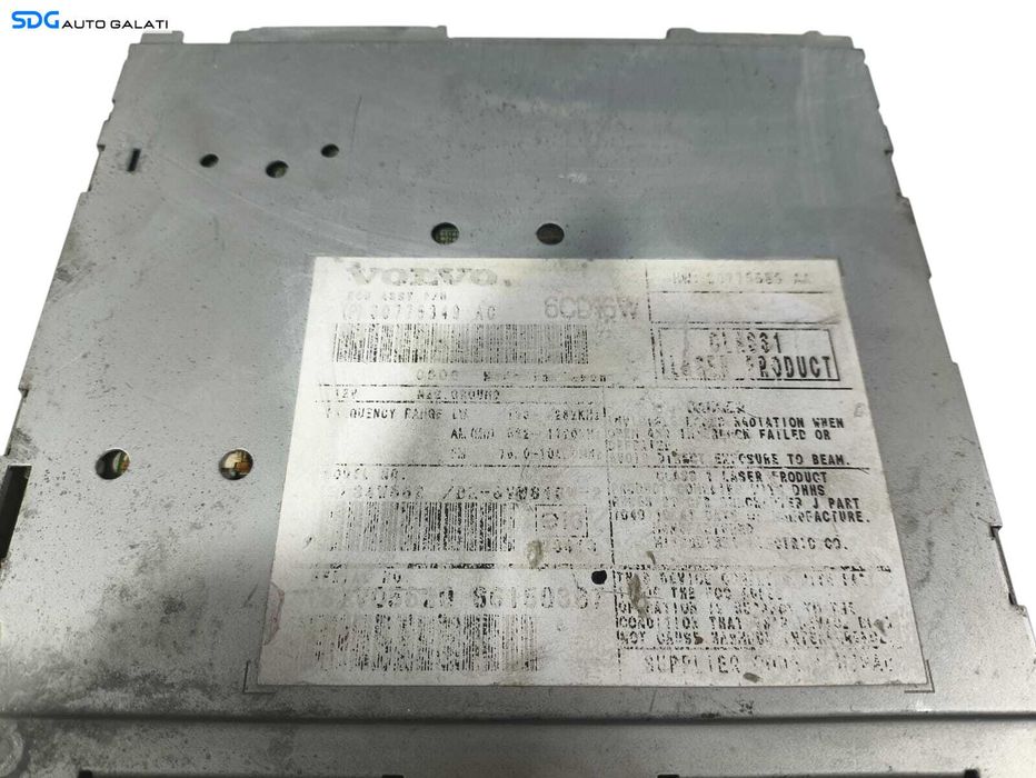 Unitate Radio CD Player Volvo S60 2004 - 2012 Cod 30775349 36050351 [L6595]