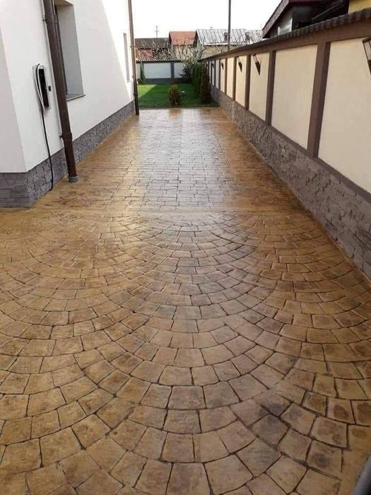 Beton amprentat  pavaj