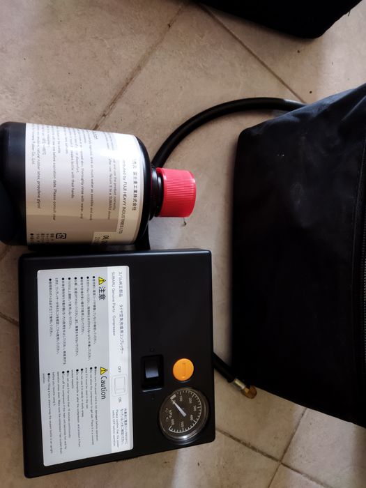 Компресор и гел за гуми Mercedes BMW MINI Skoda VW Seat Subaru Kia