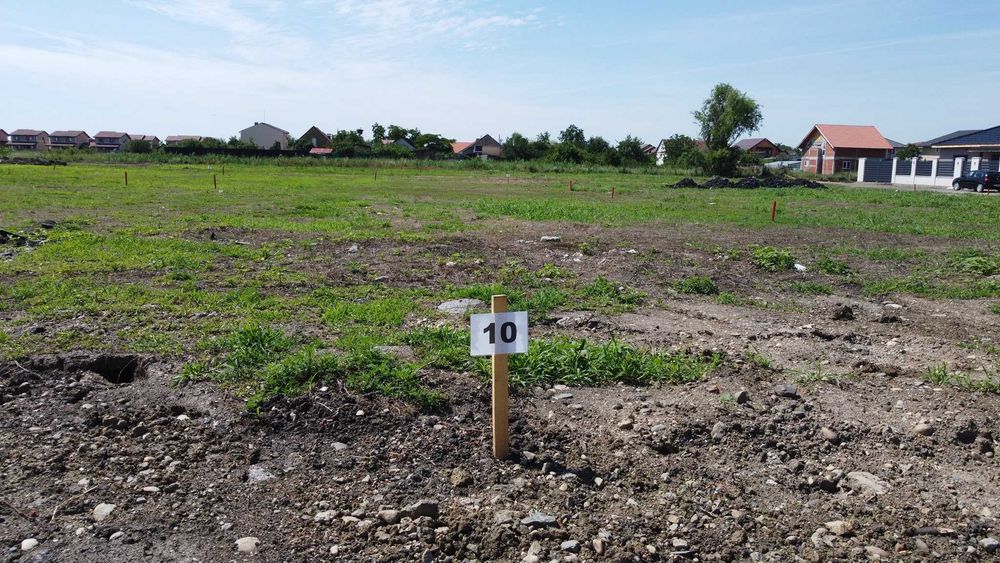 Parcele teren Săcălaz 500+ mp – zona centrală | PUZ P+2E+M | Utilități