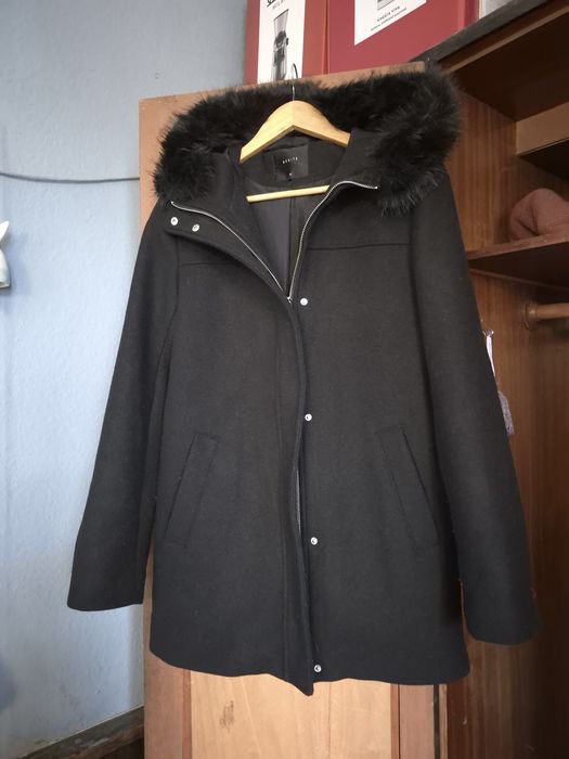 Mohito вълнено палто с качулка, 36 размер