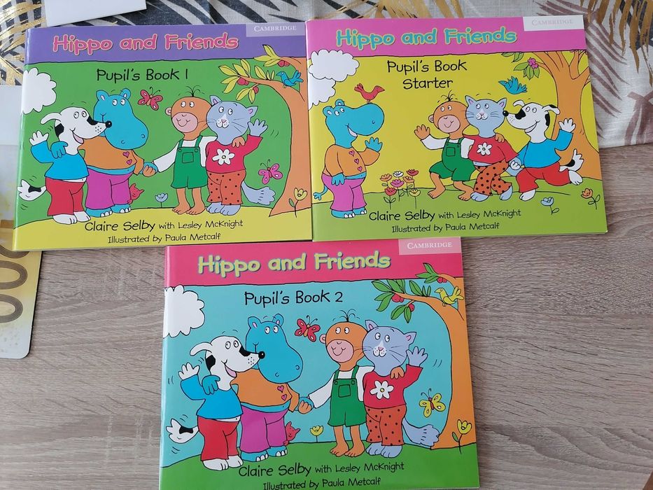 Продавам чисто нов уч. комплект Hippo and  Friends на изд. Cambridge