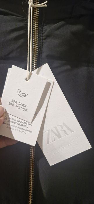ZARA ново яке с гъши пух