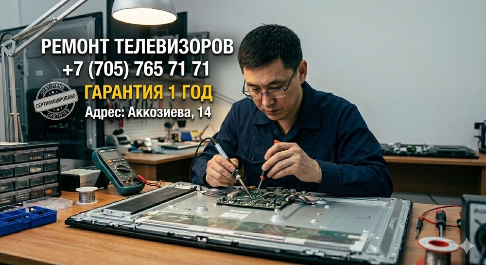 ТЕЛЕМАСТЕР. Срочный ремонт телевизоров.