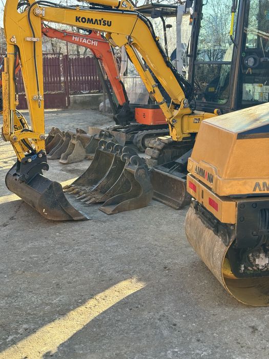 Inchiriere excavator piconat beton bascula