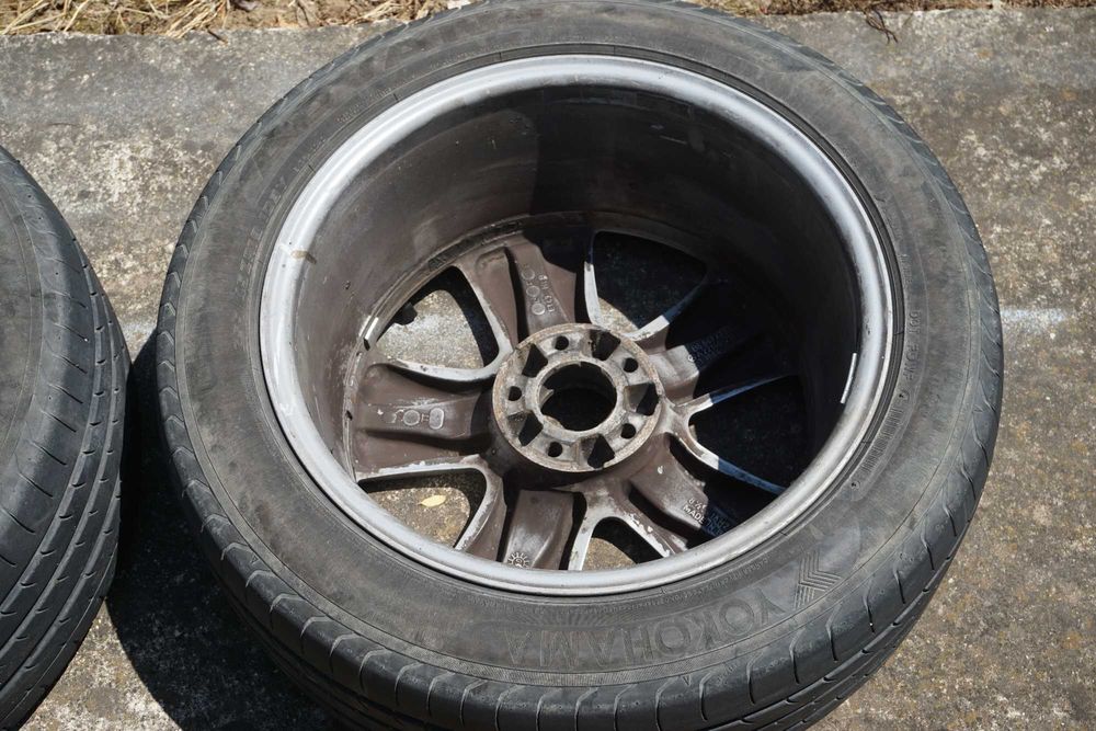 4 броя Оригинални алуминиеви джанти 8 1/2 х18 ЕТ43 с гуми 255/45/4мм за Mercedes S Класа W221
