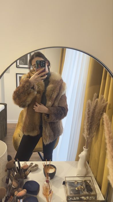 Haina de vulpe naturala