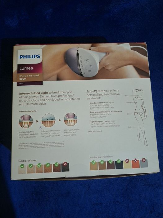 Philips Lumea IPL Hair Removal 8000