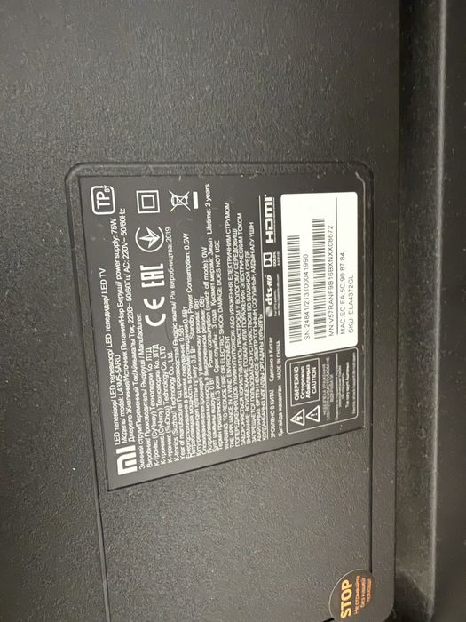 Смарт тв  109 см