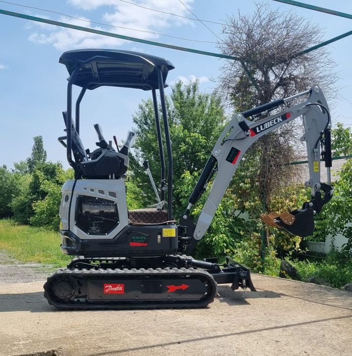 Excavator Lubeck W175pro, motor KUBOTA~ 1.7t NOU~Garantie 2 ani