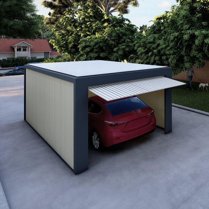 Vand garaje pe structura metalica 8x6m