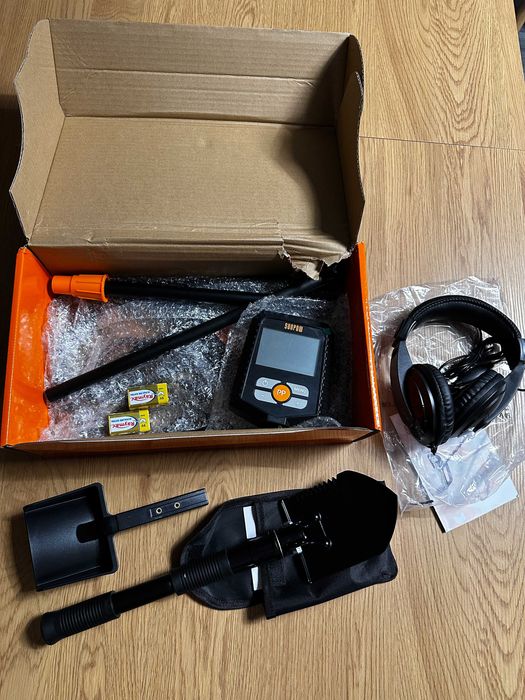 Detector Metale Profesional Sunpow - LCD 4 Moduri Set Complet Nou