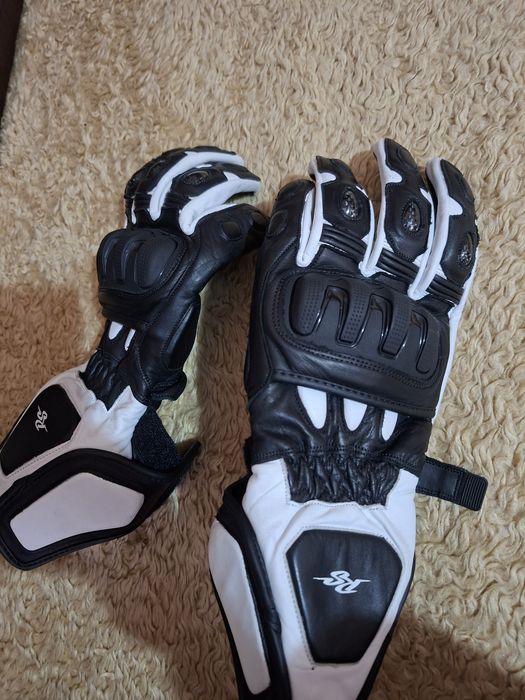 Manusi moto noi piele XL