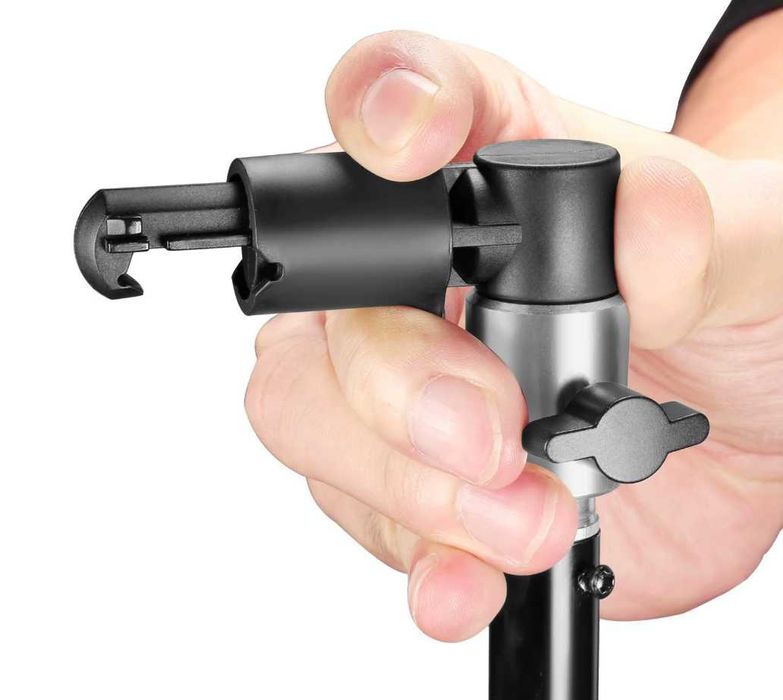 Щипка / държач за рефлекторен диск или светлинен рефлектор