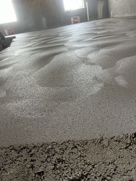 Пол сухой стяжка с агрегатом