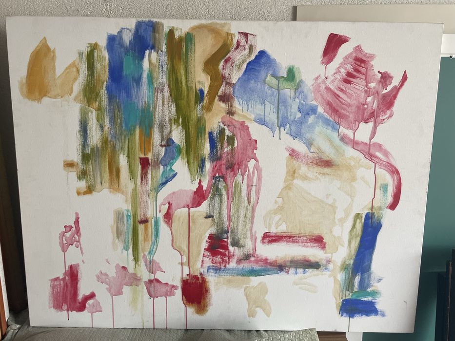 Маса за хранене с керамичен плот и 6 стилни стола/ нови/