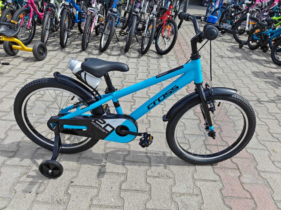 CROSS Алуминиев велосипед 20" ROCKET син