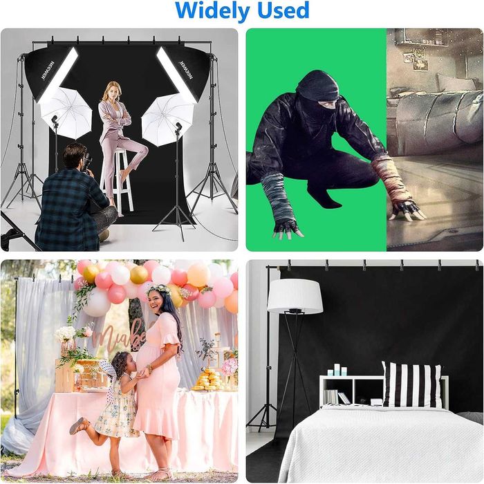 Зелен екран и осветление Neewer Green Background Set