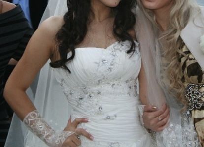 Красивое свадебное платье