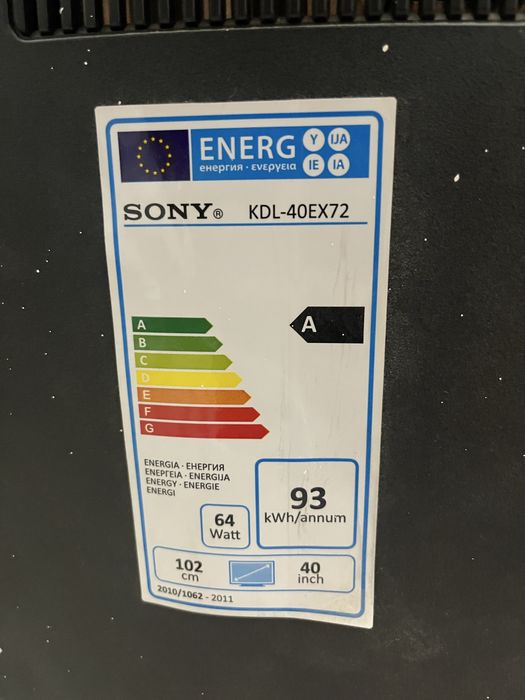 Sony KDL-40EX720 40 дюймов