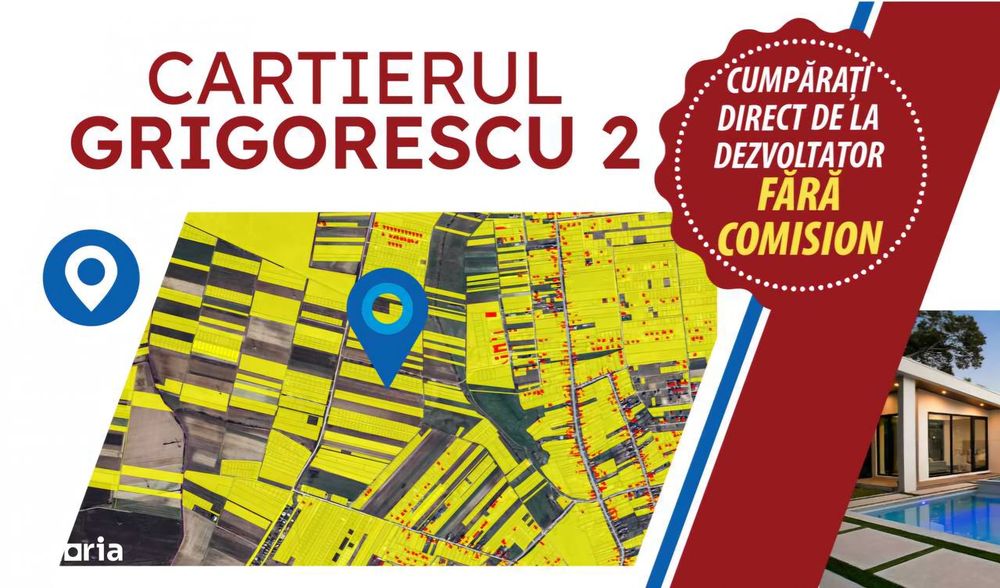 Parcela in Oradea Cartierul Grigorescu 2 la Padure 500 mp teren